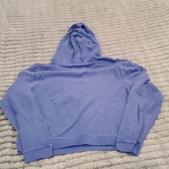 American Eagle blueish-purple make this earth beautiful 4life sweatshirt size L - Picture 6 of 8